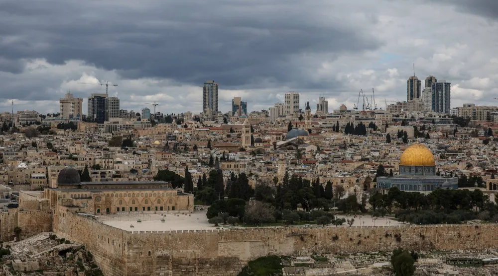 صورة لمجمع الأقصى في القدس يوم 28 فبراير 2026 (رويترز)