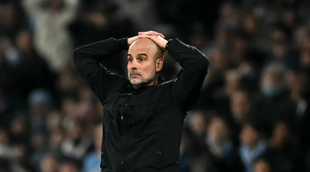 الإسباني بيب غوارديولا مدرب مانشستر سيتي (أ.ف.ب)