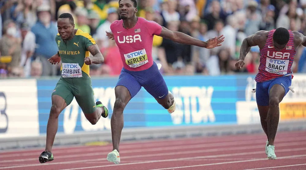 كيرلي خلال إحدى المنافسات الدولية (الشرق الأوسط)