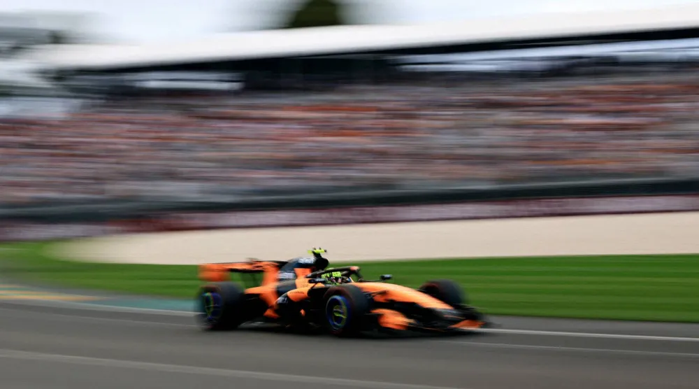 البريطاني لاندو نوريس سائق فريق مكلارين (رويترز)