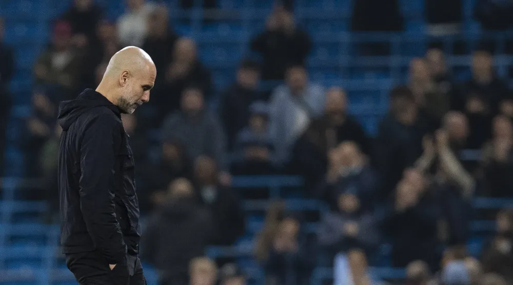 بيب غوارديولا مدرب مان سيتي (إ.ب.أ)