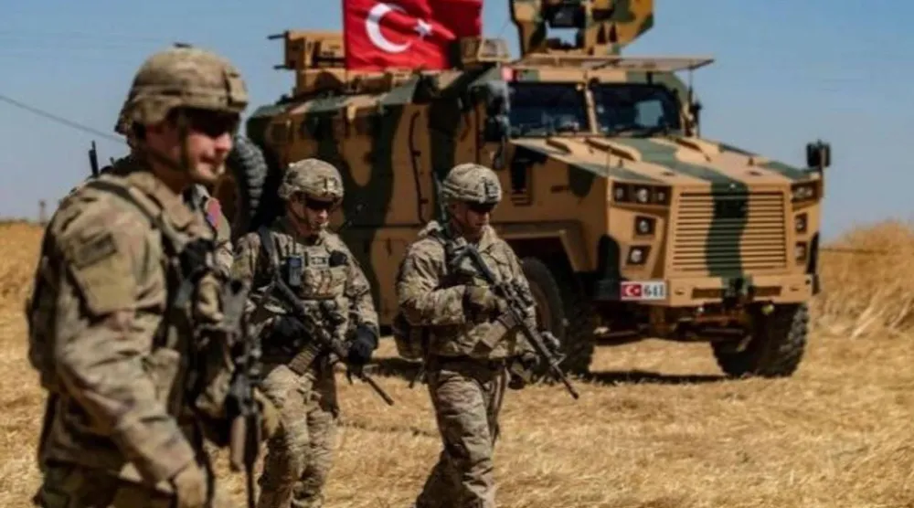 قوات تركية في منطقة «نبع السلام» شمال شرقي سوريا (الدفاع التركية)