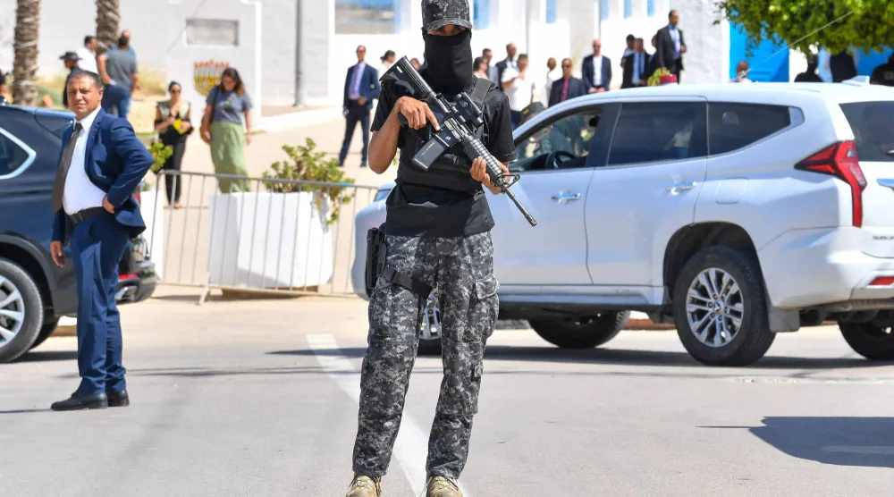 تعزيزات أمنية مكثفة في سوسة إثر الحادث الإرهابي الذي تعرضت له المدينة ( أ.ف.ب)