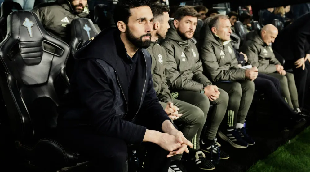 ألفارو أربيلوا مدرب ريال مدريد (أ.ب)