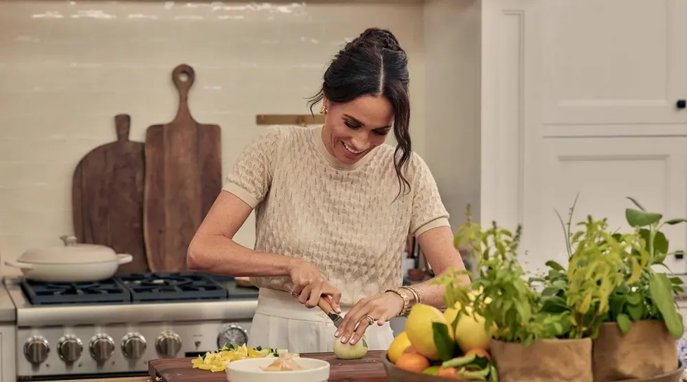 The Duchess of Sussex in her Netflix series, With Love, Meghan (Netflix)