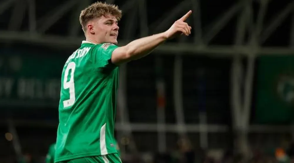 إيفان فيرغسون مهاجم روما الإيطالي (رويترز)