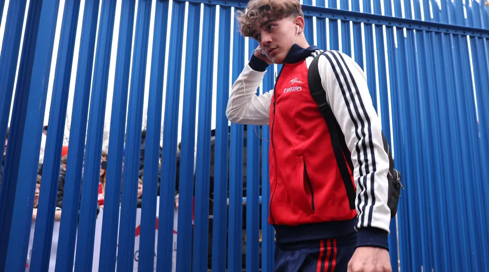 نجم آرسنال الشاب ماكس دومان (رويترز)