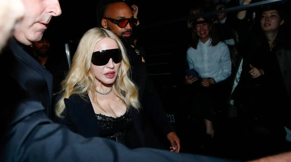 المغنية الأميركية مادونا في آخر ظهور رسمي لها (رويترز)