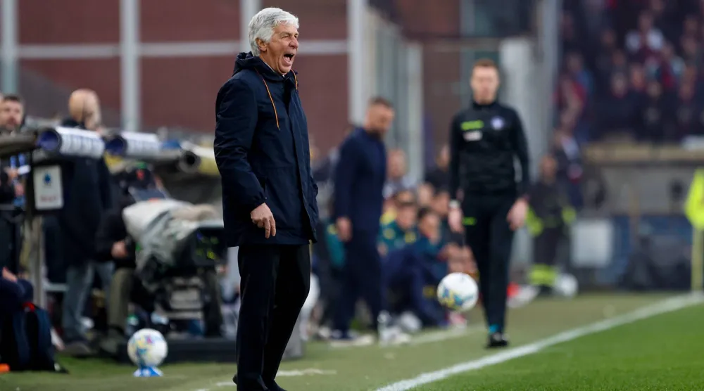 جيان بييرو غاسبريني مدرب روما (د.ب.أ)