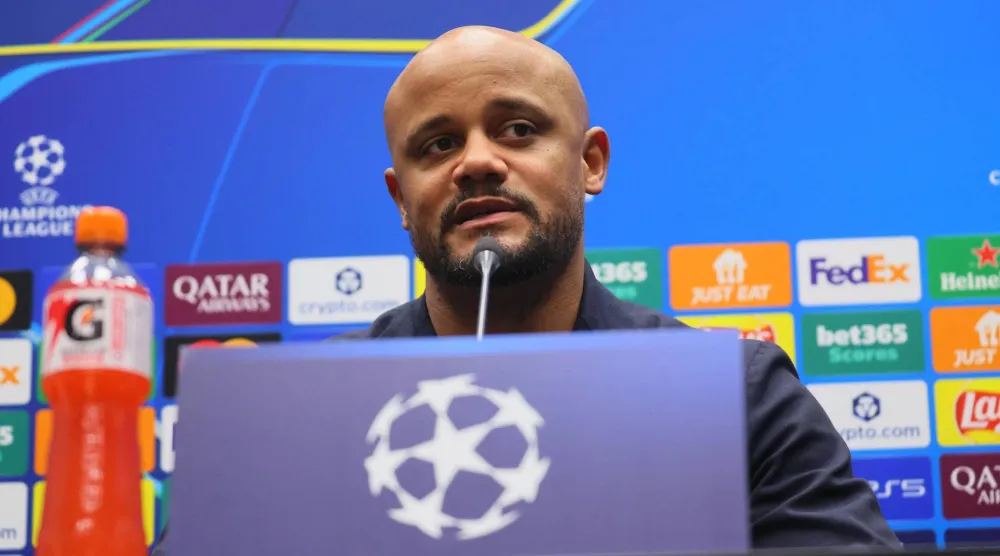 المدرب البلجيكي لبايرن ميونيخ الألماني فنسن كومباني (إ.ب.أ)