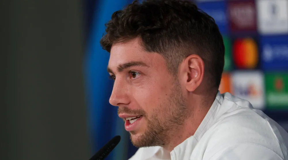 فيديريكو فالفيردي نجم ريال مدريد (أ.ف.ب)