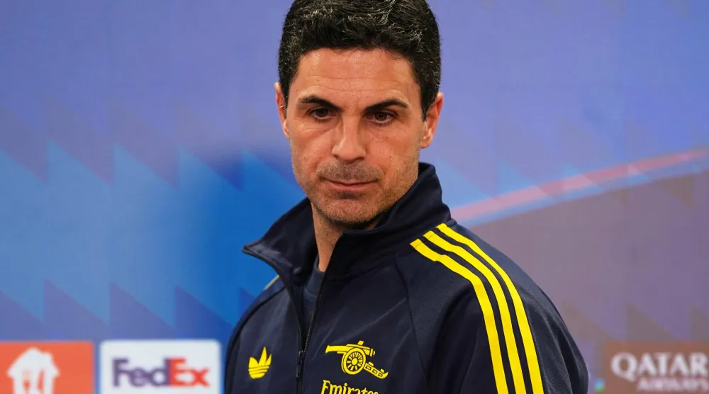 الإسباني ميكيل أرتيتا مدرب آرسنال الإنجليزي (أ.ب) 