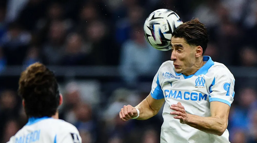 الدولي المغربي نايف أكرد (أ.ف.ب)