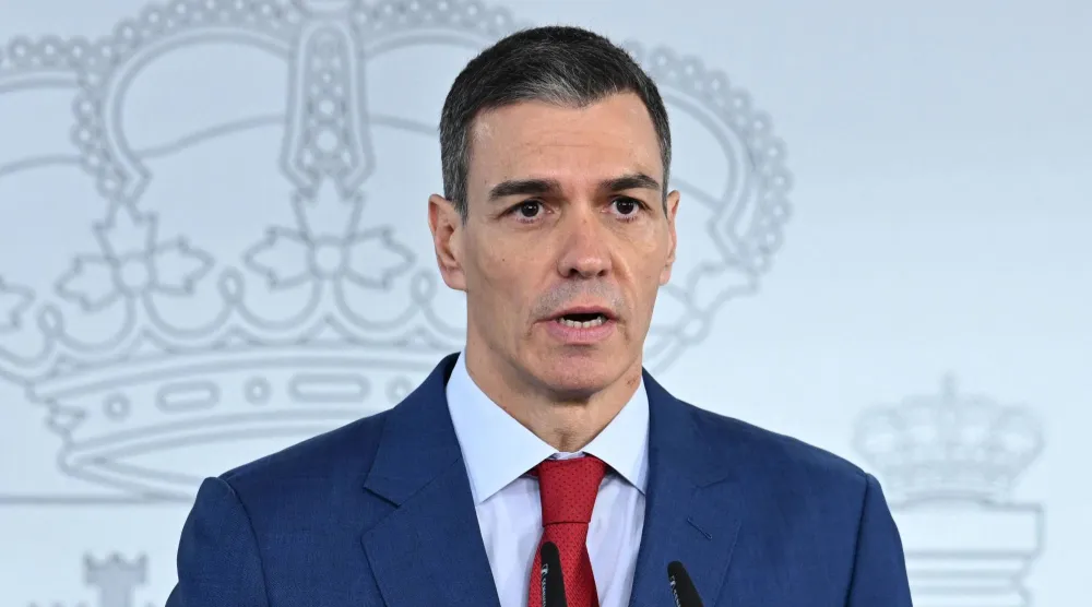 رئيس الوزراء الإسباني بيدرو سانشيز (أ.ف.ب)