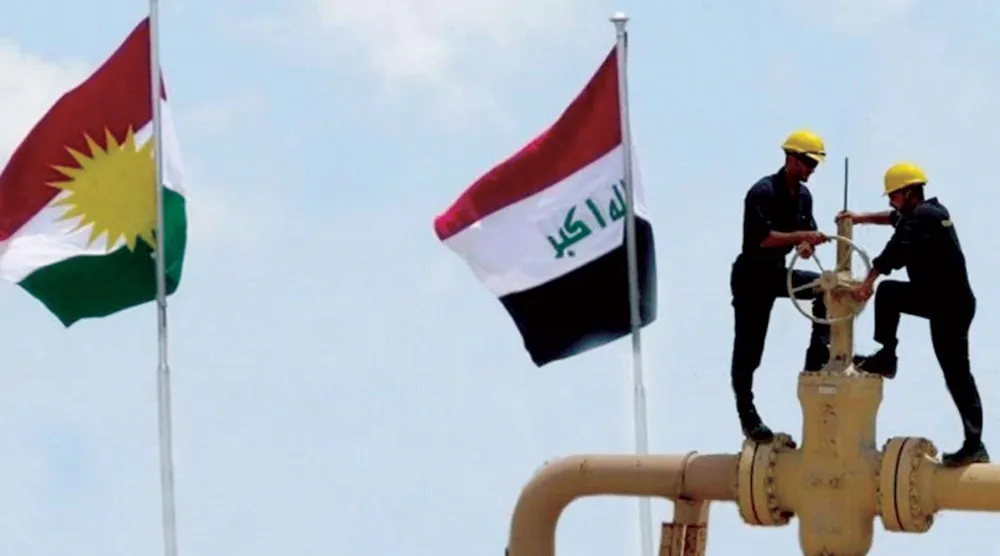 بلغ إجمالي صادرات العراق من النفط من إقليم كردستان 200 ألف برميل يومياً في فبراير (إكس)