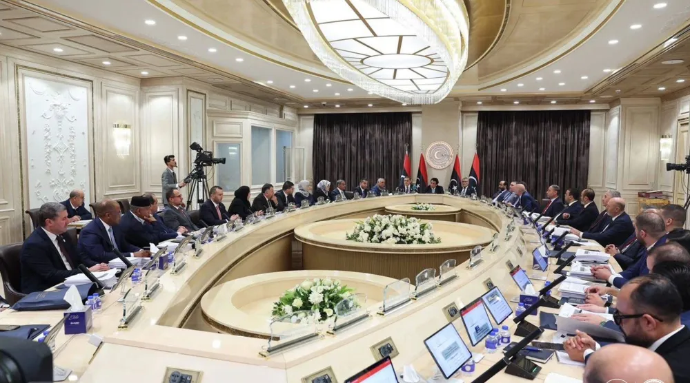 اجتماع لحكومة الدبيبة الجديدة بحضور المنفي وتكالة (حكومة «الوحدة»)