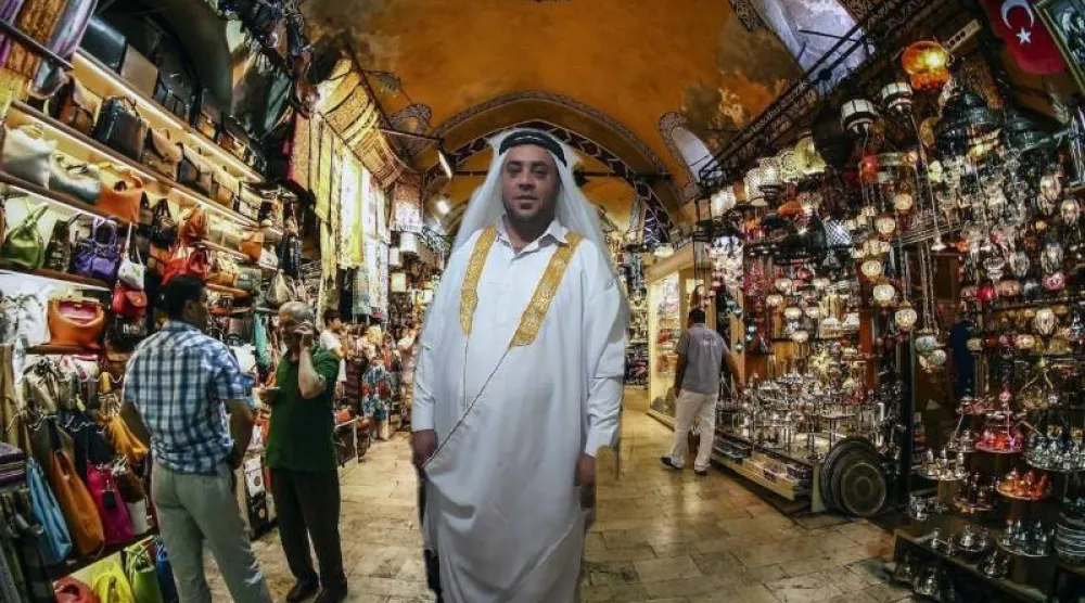 المسحراتي في أسواق صيدا القديمة (محمد الغزاوي)