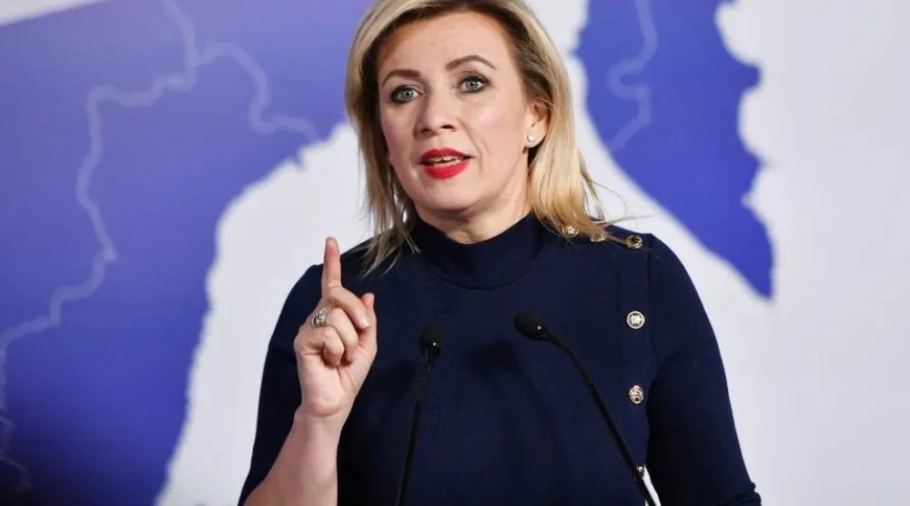 صورة نشرتها الناطقة باسم وزارة الخارجية الروسية ماريا زاخاروفا عبر حسابها على «تلغرام»