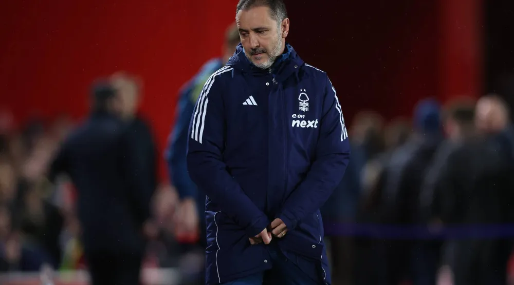 فيتور بيريرا المدير الفني لفريق نوتنغهام فورست الإنجليزي (إ.ب.أ)