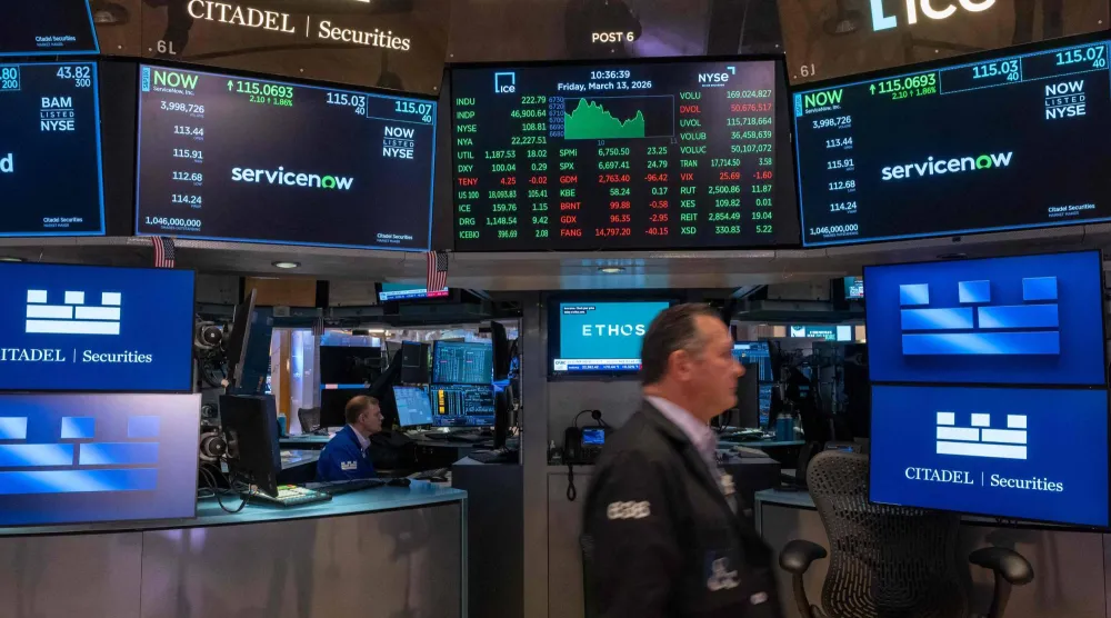 متداول في بورصة نيويورك (أ.ف.ب)