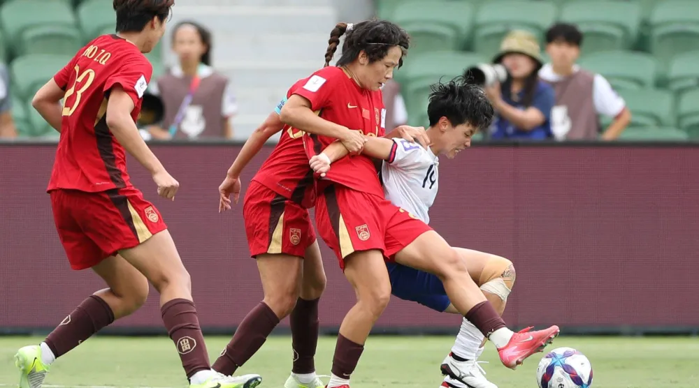 الصين هزمت تايوان بثنائية في كأس آسيا (أ.ف.ب)