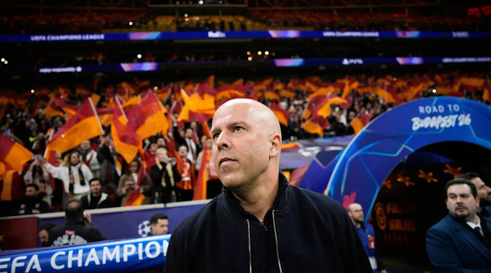 أرني سلوت المدير الفني لفريق ليفربول الإنجليزي (أ.ب)