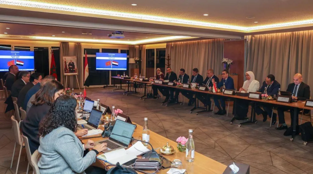 اجتماع الدورة الخامسة لـ«لجنة التجارة المصرية-المغربية» في ديسمبر الماضي (مجلس الوزراء المصري)