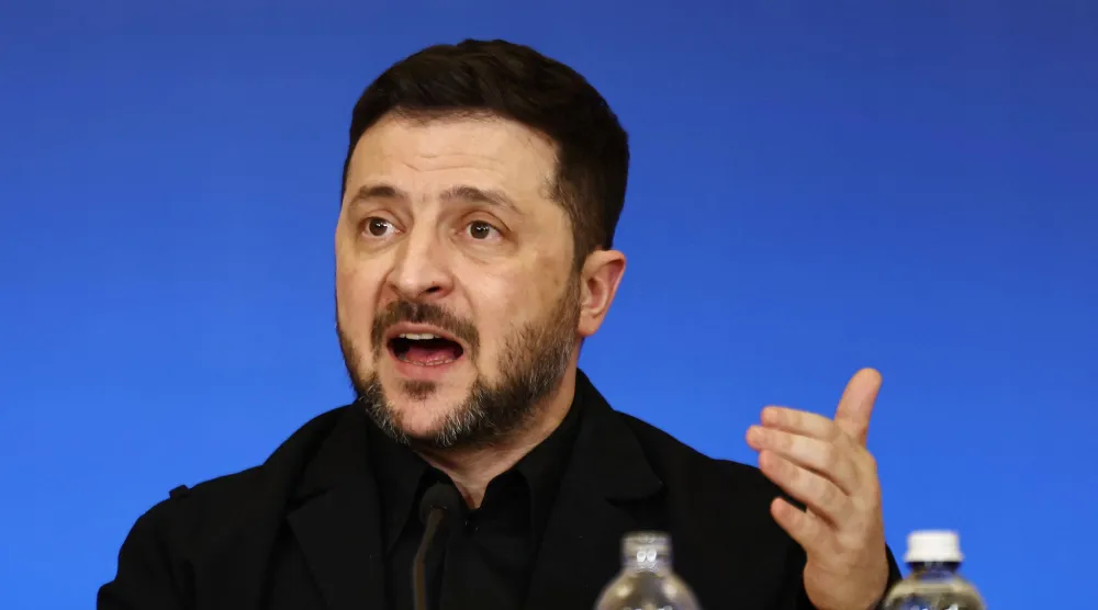 الرئيس الأوكراني فولوديمير زيلينسكي (أ.ف.ب)
