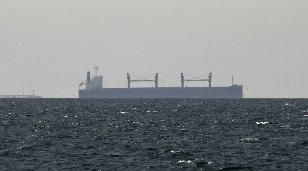 A tanker sails in the Gulf, near the Strait of Hormuz, as seen from northern Ras al-Khaimah, near the border with Oman’s Musandam governance, amid the US-Israeli conflict with Iran, in United Arab Emirates, March 11, 2026. (Reuters)
