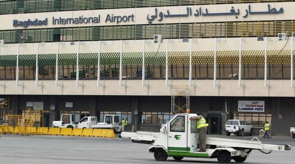 واجهة مطار بغداد الدولي (أرشيفية- رويترز)