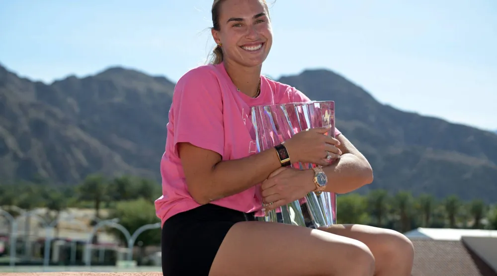 وضعت أرينا سابالينكا خططاً لكل الاحتمالات قبل خوض نهائي بطولة إنديان ويلز (رويترز)