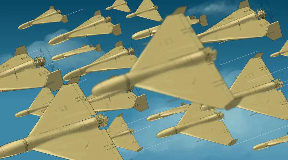 الطائرات المسيّرة التي تسعى أميركا لإنتاجها بكميات كبيرة هي الطائرات نفسها التي استخدمها الجيش الأميركي مؤخراً في ضربات جوية ضد إيران (رويترز)