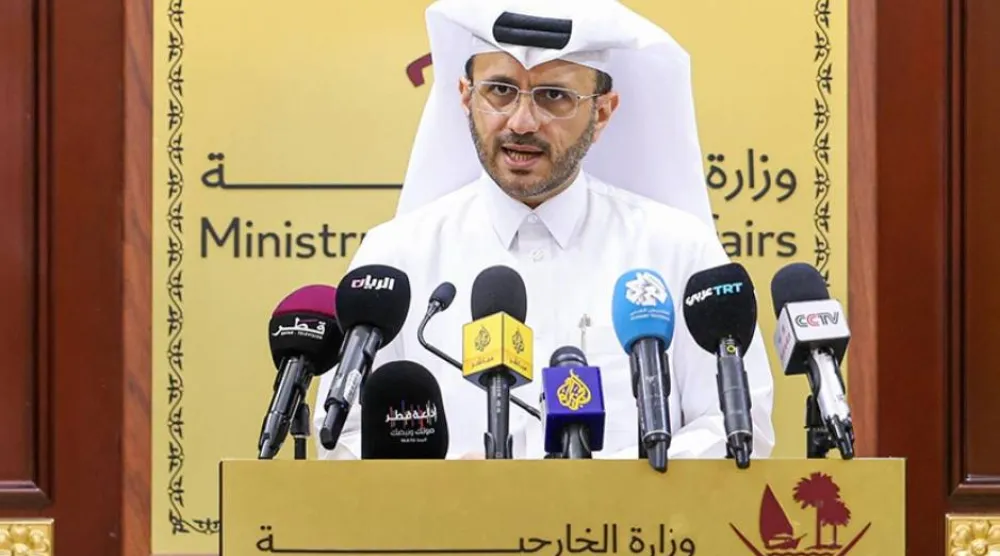 ماجد الأنصاري المتحدث الرسمي باسم وزارة الخارجية القطرية (قنا)