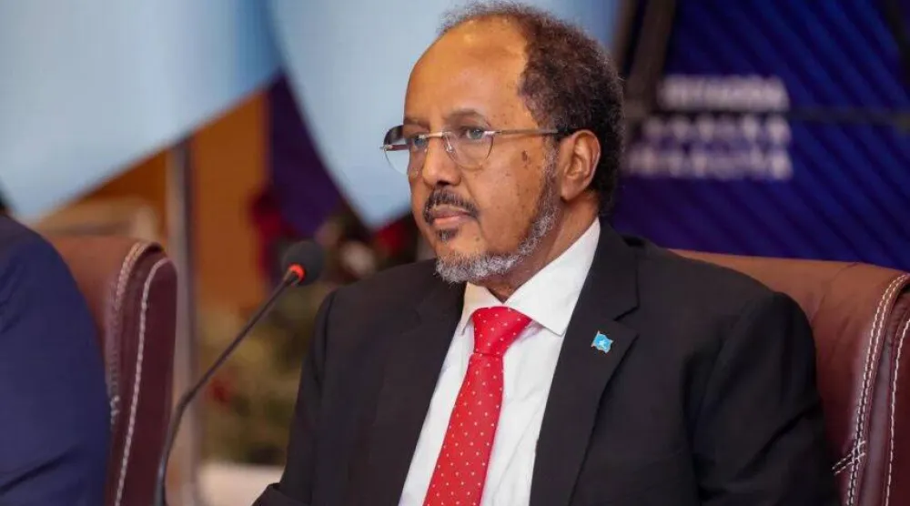 الرئيس الصومالي حسن شيخ محمود (وكالة الأنباء الصومالية)