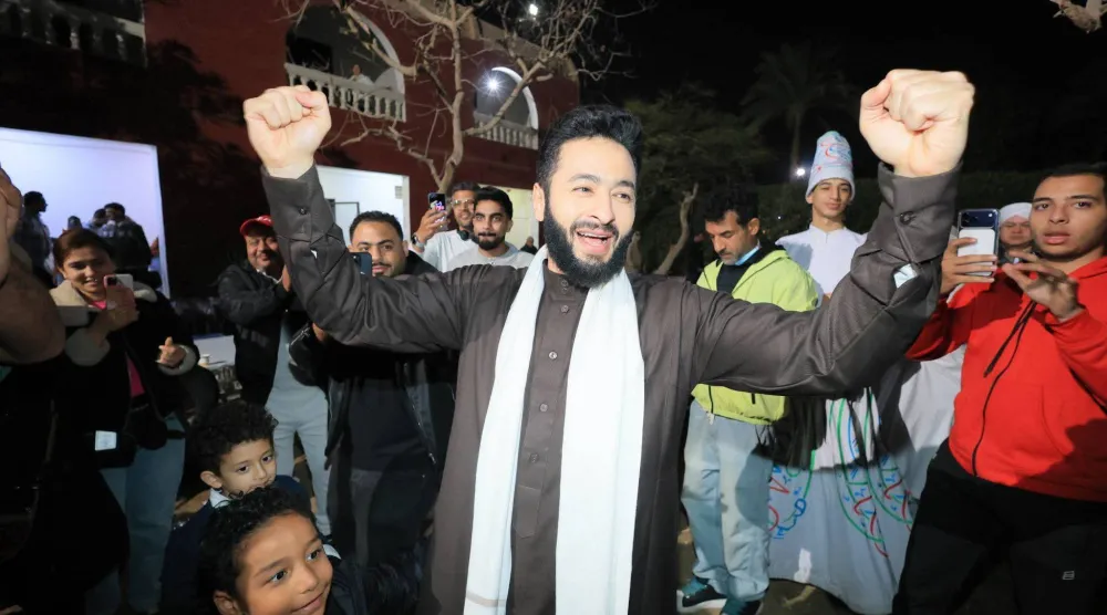 انتهى حمادة هلال من تصوير «المداح 6» في الأسبوع الأخير من رمضان (حسابه على «فيسبوك»)
