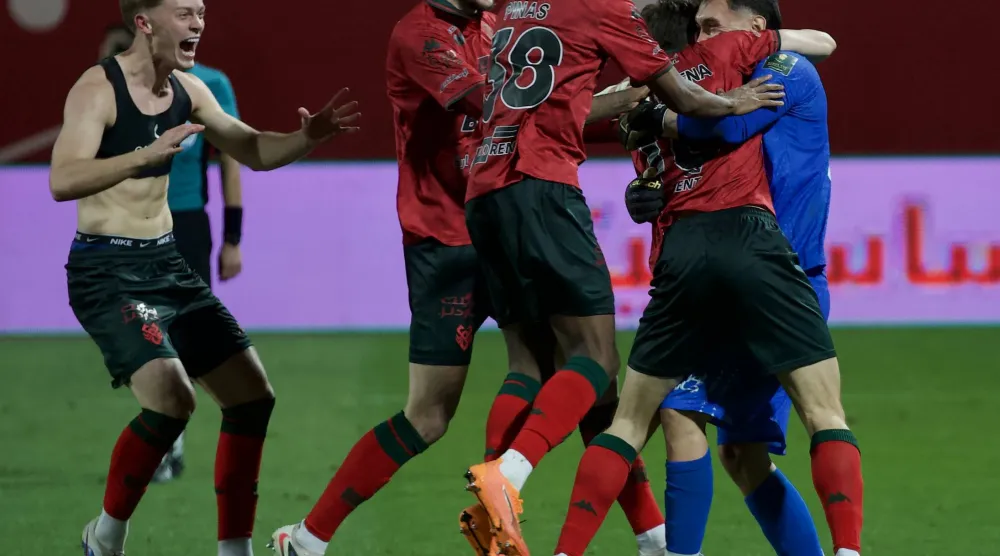 عاش الخلود ليلة تاريخية بعد تأهله إلى نهائي كأس الملك (تصوير: نايف العتيبي) 