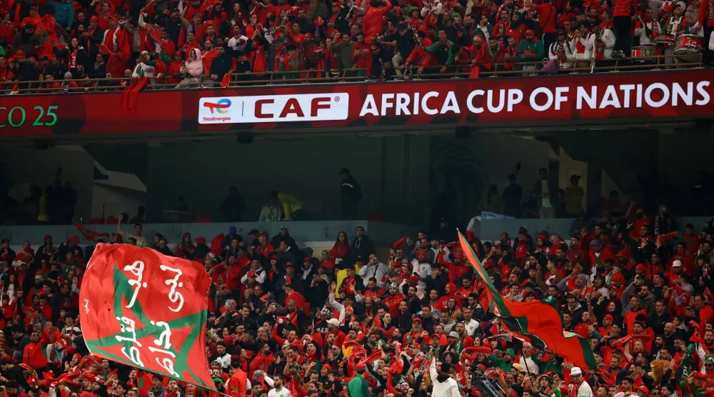 جماهير المنتخب المغربي (رويترز)