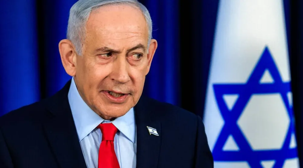 Israeli Prime Minister Benjamin Netanyahu said Iran was being "decimated" in the war. Ronen Zvulun / POOL/AFP