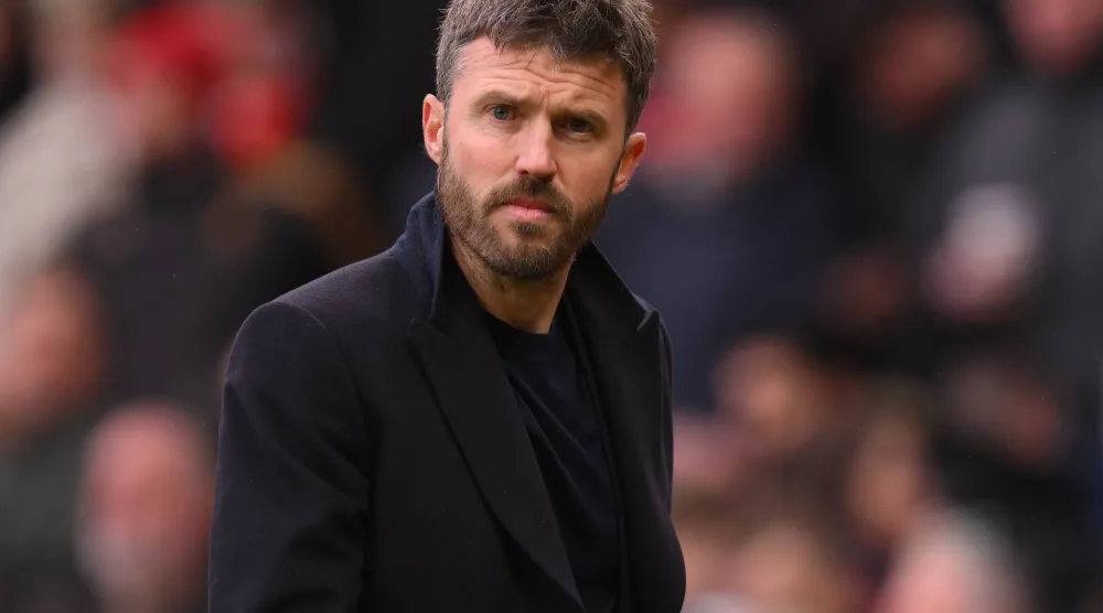 مايكل كاريك مدرب مانشستر يونايتد (إ.ب.أ)