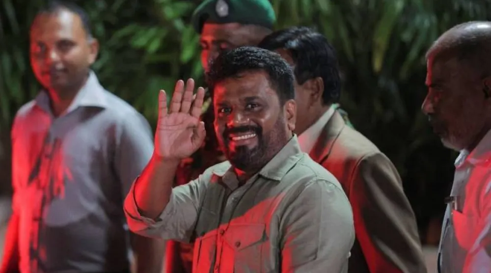 الرئيس السريلانكي أنورا كومارا ديساناياكي (رويترز)