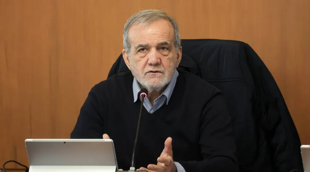 الرئيس الإيراني مسعود بزشكيان (د.ب.أ)