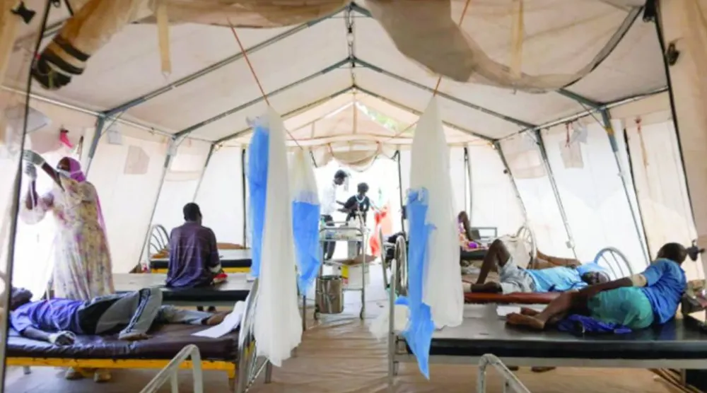 أرشيفية لمستشفى ميداني شمال دارفور (رويترز)