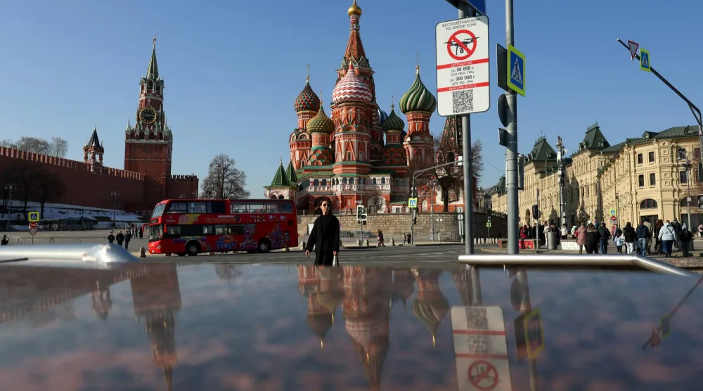 صورة تظهر الكرملين في وسط موسكو بروسيا 16 مارس 2026 (رويترز)
