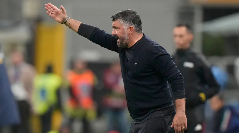 جينارو غاتوزو المدير الفني للمنتخب الإيطالي (أ.ب)