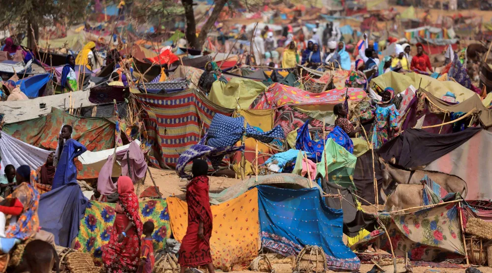 لاجئون سودانيون في تشاد (رويترز - أرشيفية)