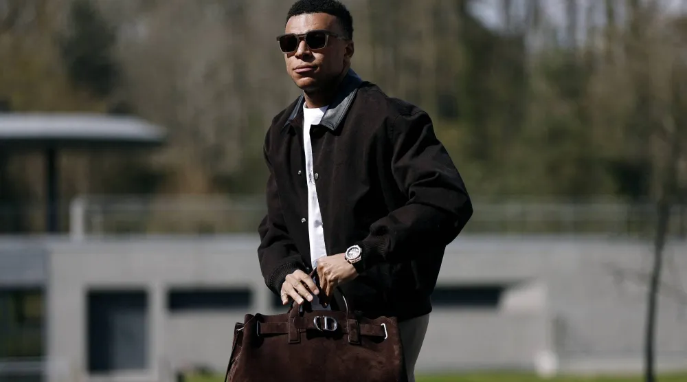 مهاجم ريال مدريد الإسباني كيليان مبابي (رويترز)