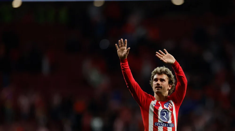 غريزمان انضم إلى أتلتيكو مدريد عام 2014 (أ.ف.ب)