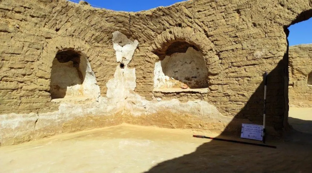  اكتشاف بقايا دير أثري بمصر يسلط الضوء على تاريخ الرهبنة (وزارة السياحة والآثار المصرية)