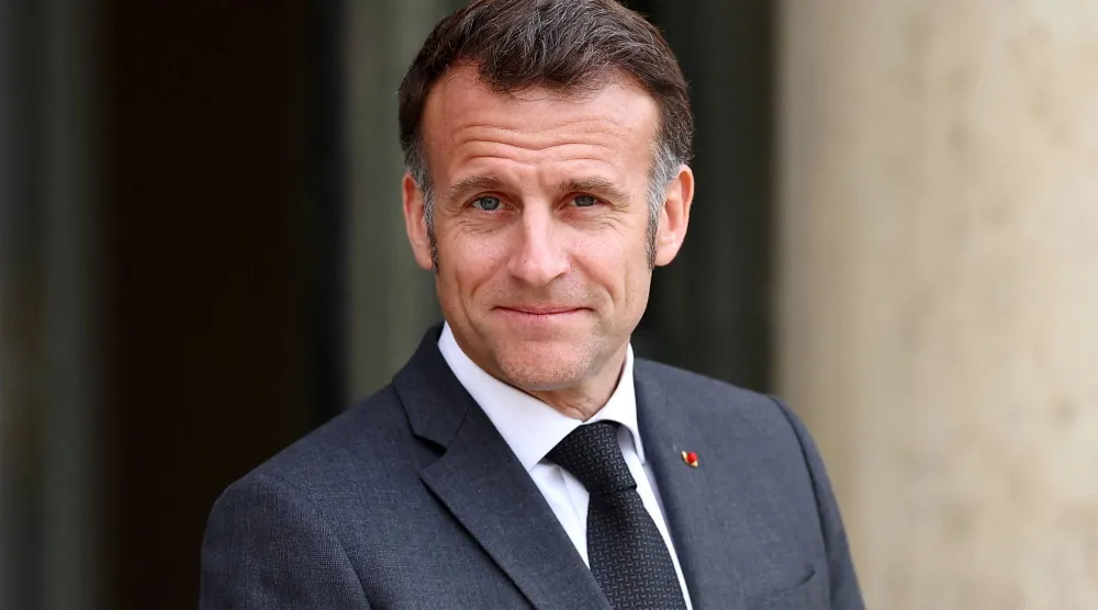 الرئيس الفرنسي إيمانويل ماكرون (رويترز)