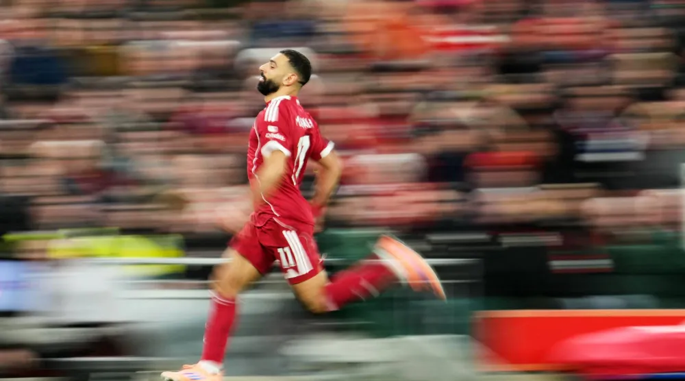 النجم المصري محمد صلاح (أ.ب)